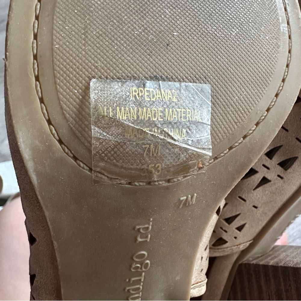 Indigo Rd. Tan Heeled Booties - Picture 5 of 7